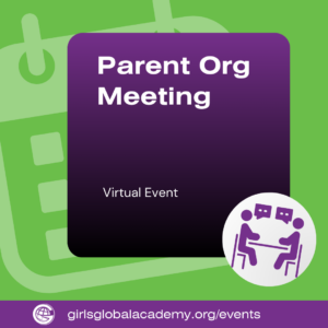 Parent Org Meeting